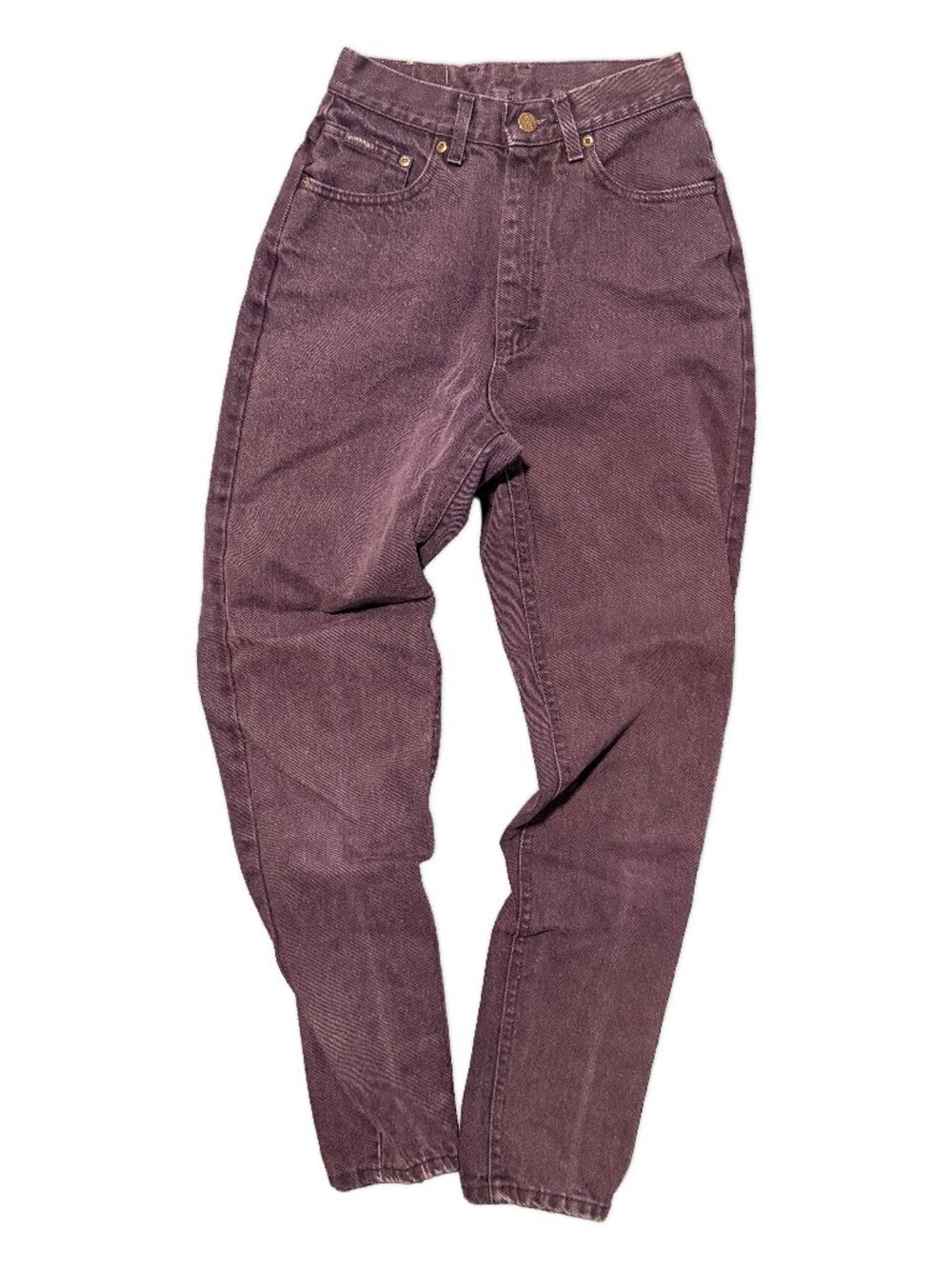 Vintage Riders by Lee High Rise Mom Jeans Plum Purple Wash Womens 9 Med USA